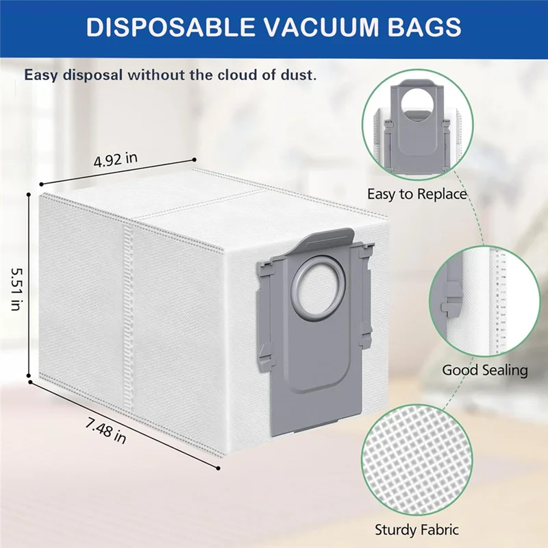 

B26C-For Roborock S8 Maxv Ultra Accessories For Roborock S8 Maxv Ultra Roborock Vacuum Bags