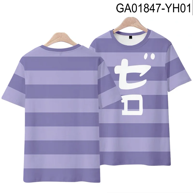 

ZOMBIE LAND SAGA 3D Printing T-shirt Men women Summer Fashion Round Neck Plus Size Short Sleeve Japanese Anime Streetwear