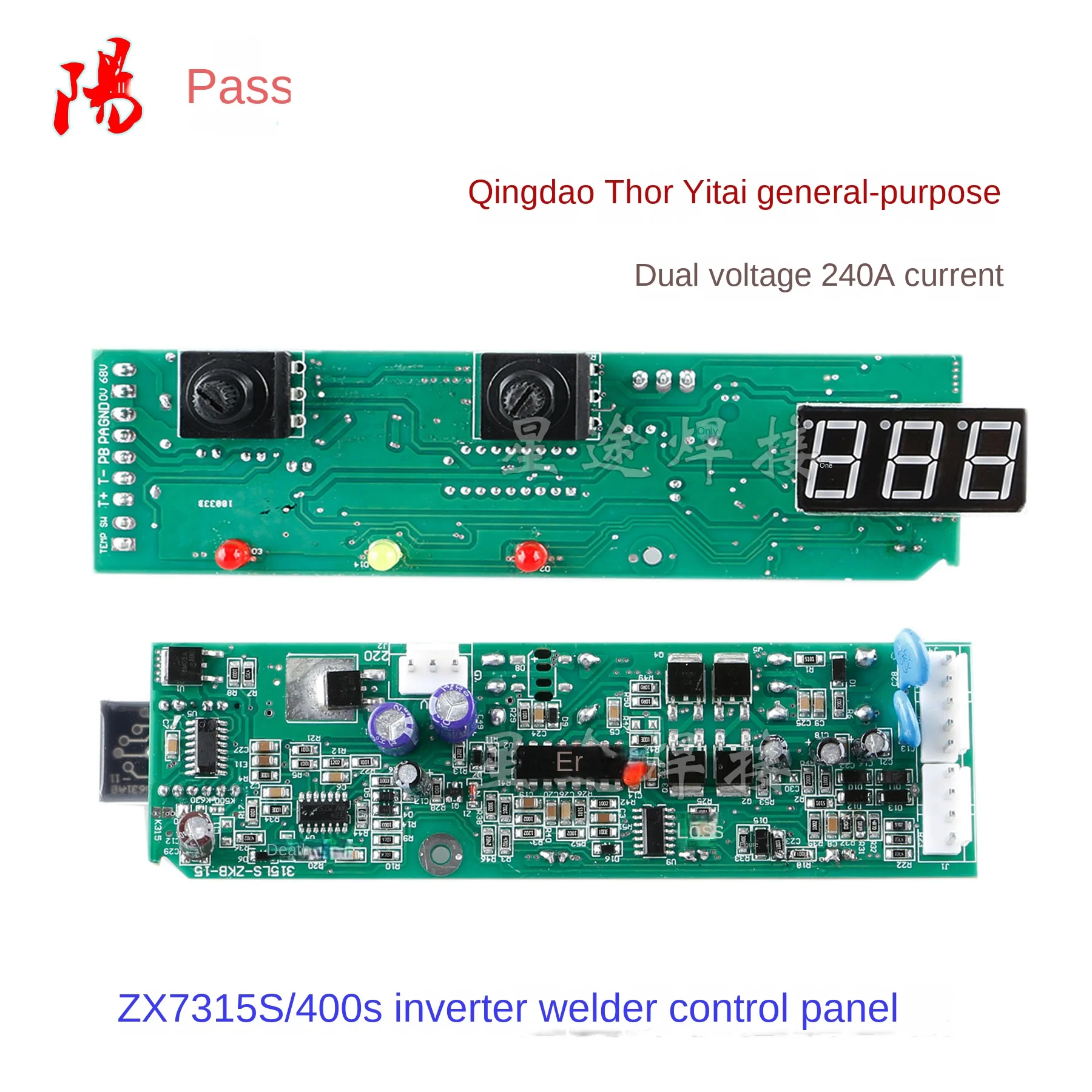 Qingdao Thor Yitai Zx7315s/400S Dual Voltage Inverter Welder Control Panel Circuit Board Accessories