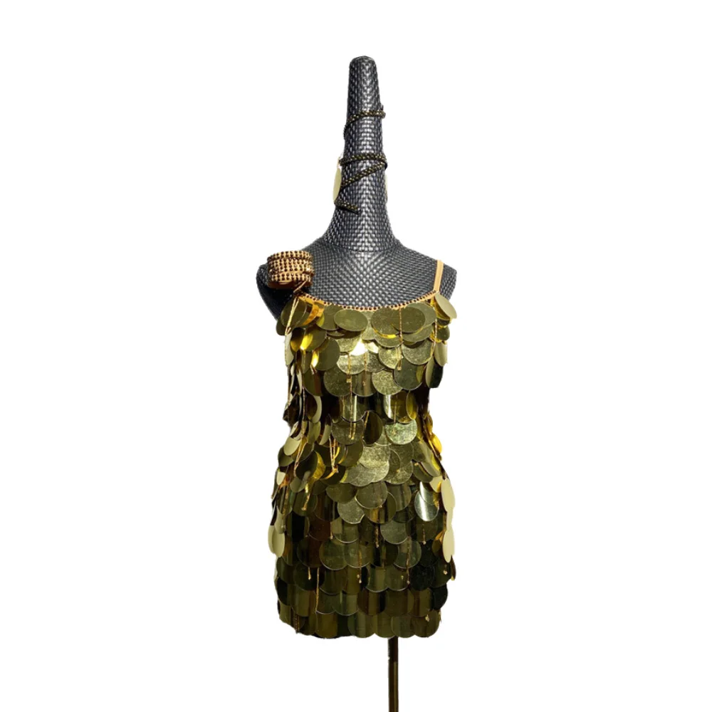 Vestido de baile latino AB Stone para mujer, adulto y niño, personalizado, de gama alta, con tirantes de lentejuelas grandes, vestido negro de actuación de Samba para piscina