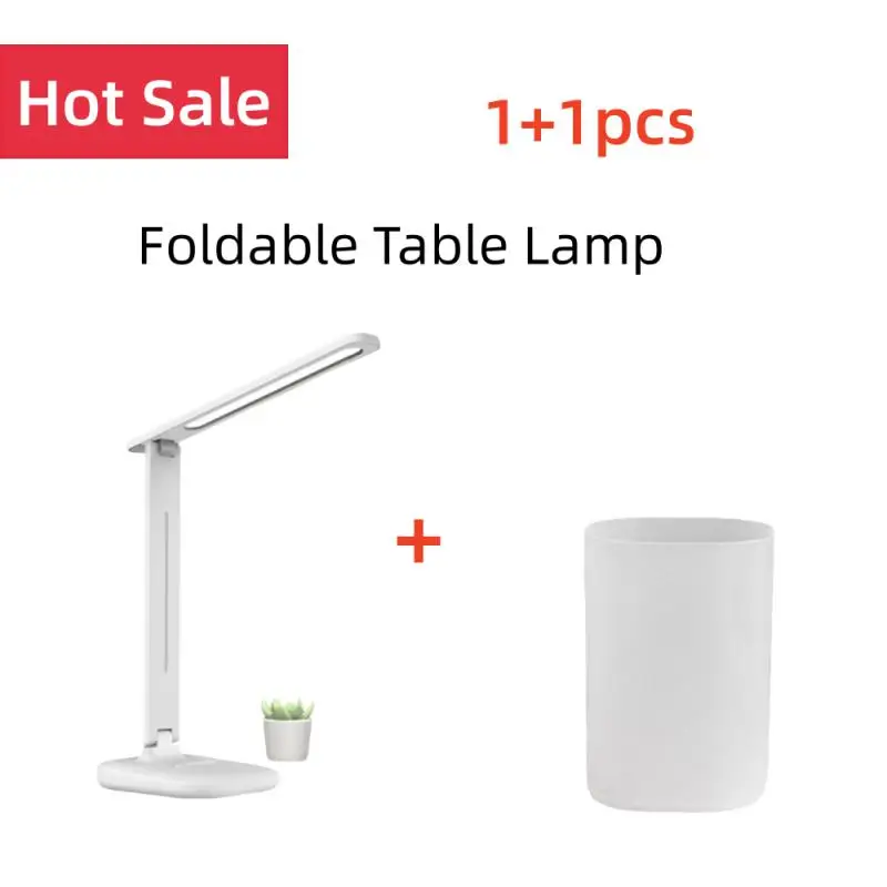 

Foldable Table Lamp Led Desk Lamp 3 Type Stepless Dimmable Touch Bedside Reading Eye Protection Night Light USB Chargeable