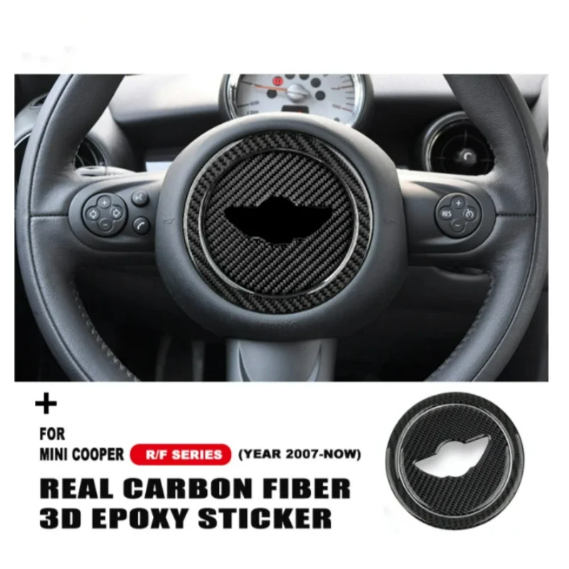 

Наклейка на руль из углеродного волокна для Mini Cooper R55 R56 R Series, аксессуары