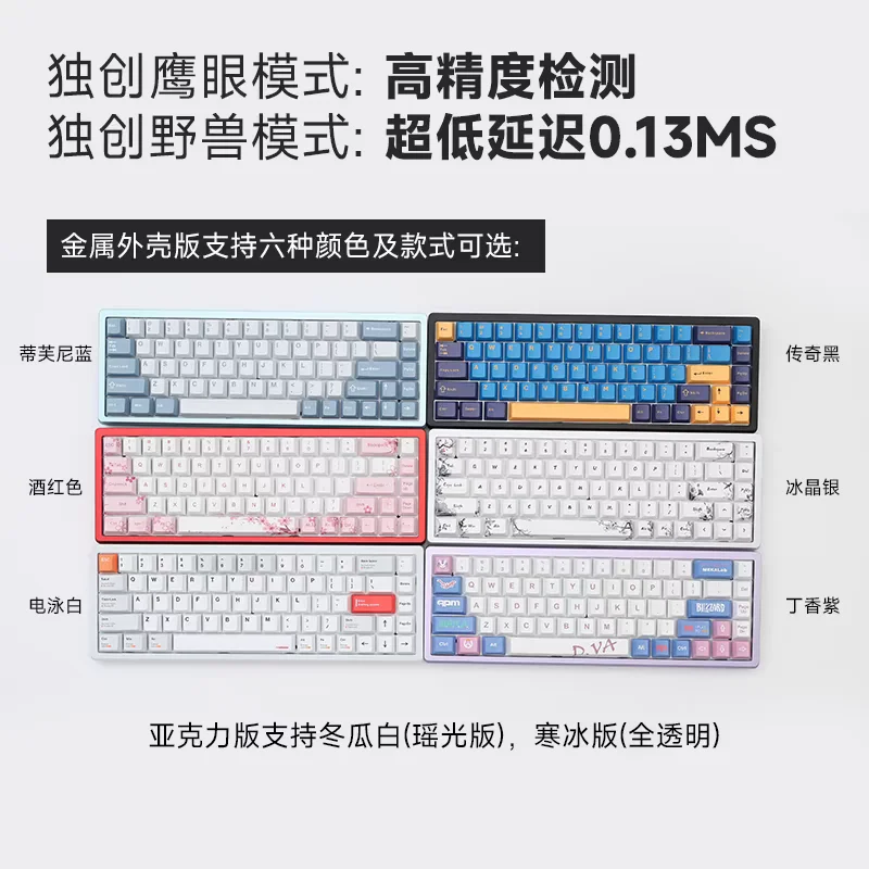 everglide su68 Magnetic axis keyboard / high precision / ultra-low latency metal CNC anodized shell gaming keyboard