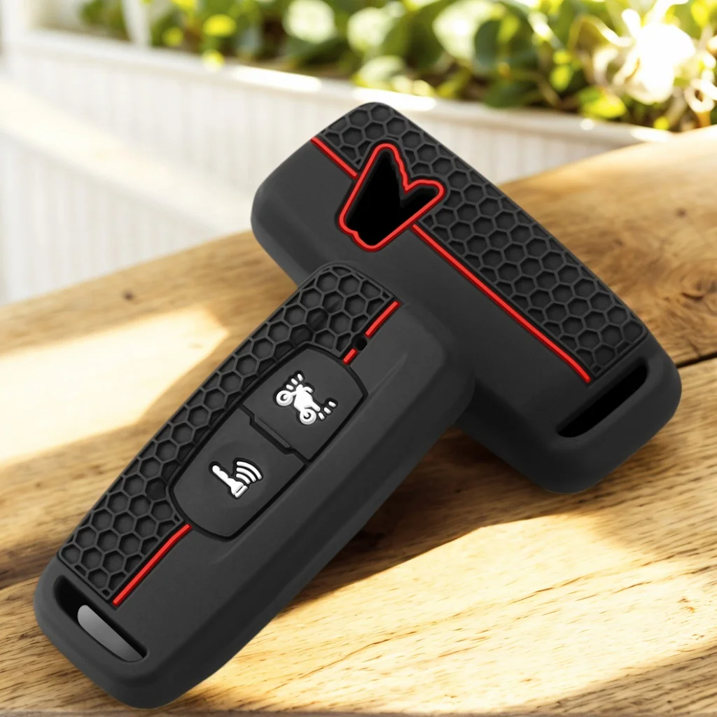 

2 Button Silicone Key Ring Case Cover Shell Holder For Honda Adv 350 PCX 125 PCX160 AV 350 SH350i Vision 110 Dio 2021-2025