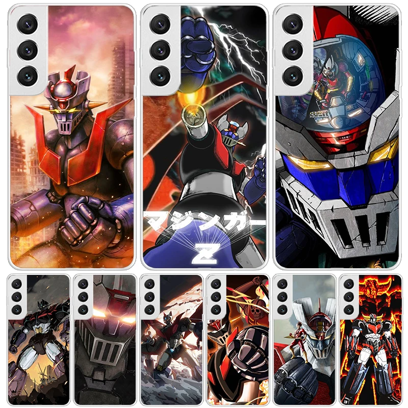 Funda de Manga Mazinger Z Anime para Samsung Galaxy Note 20 Ultra 10 Pro Lite 9 8 S10 Plus S9 S8 + S7 Edge M52 Fondo de tendencia