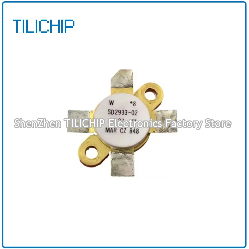 

SD2933-02 648W 125V 40A 150MHz Brand new high-frequency tube, microwave tube, RF tube, N-Channel MOSFET power amplifier