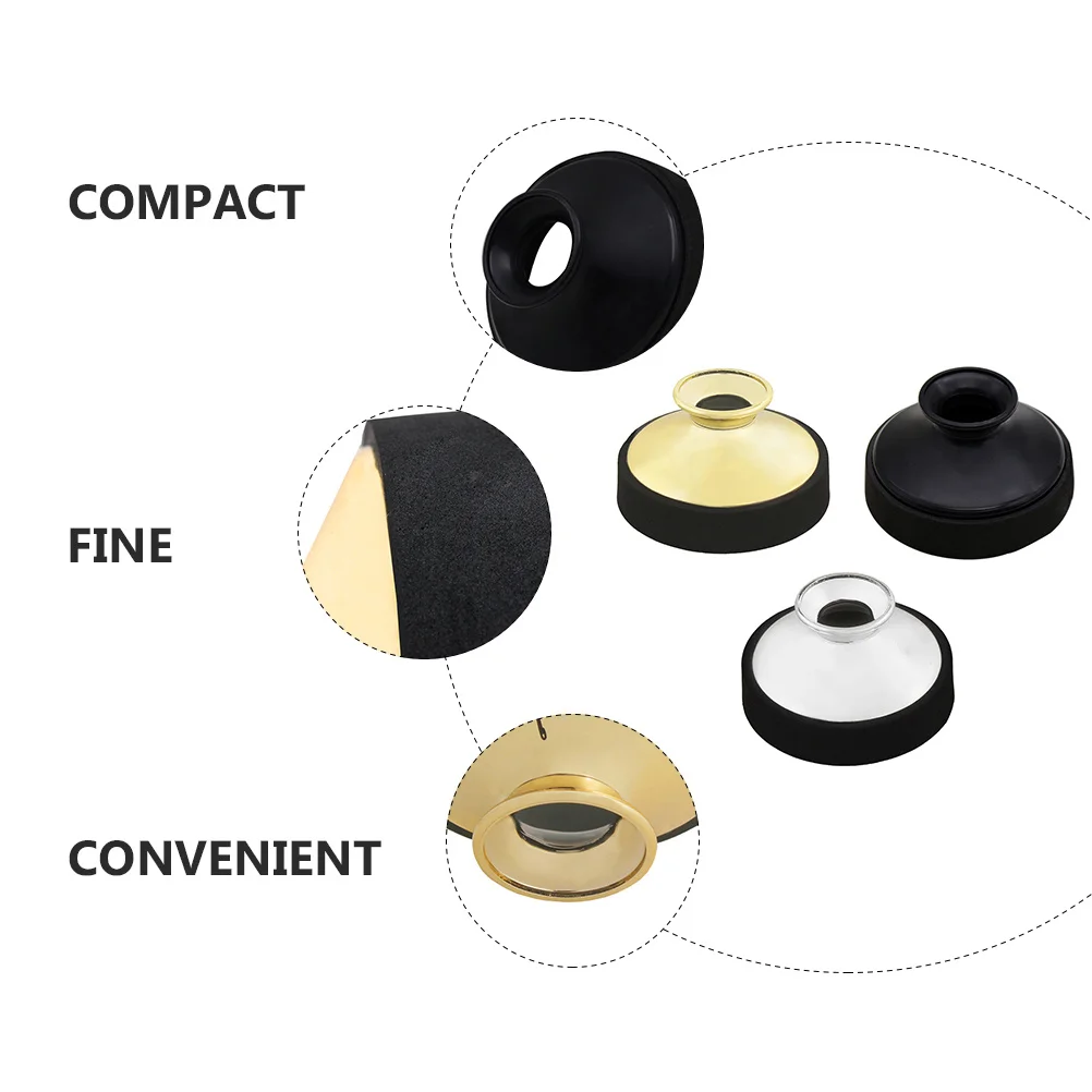 3Pcs Alto Saxophone Mutes Practical Plastic Sax Silencers Assorted Colors Music Instrument Accessories Saxophone Mute