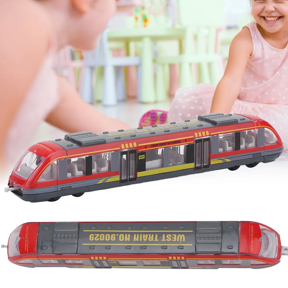 Simulation Alloy Metal High Speed Rail Diecast Train Toy Model Educational Toys Boys Children Train Alloy Model Car Toys Gift