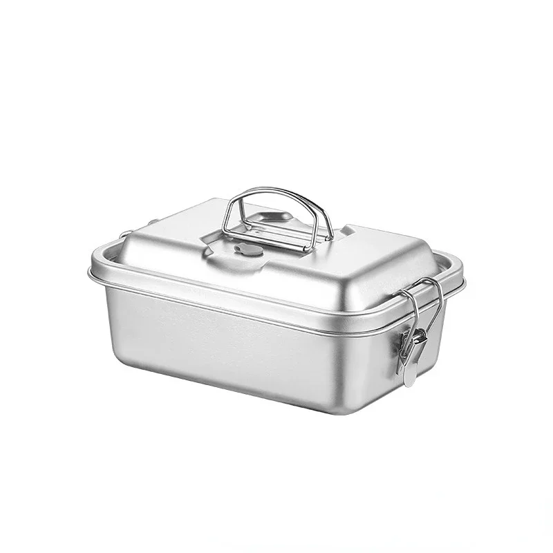 304 Stainless Steel Bento Lunch Box Portable Grids Hermetic Food Storage Container Leakproof Picnic Thermal Boxes