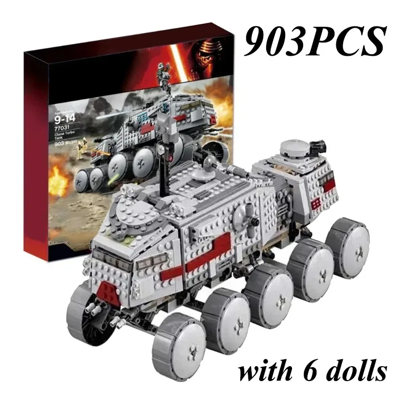 

IN STOCK Block props model Moc 75151 Scene Turbo Tank DIY children's assembled toys Various festivals gift each other