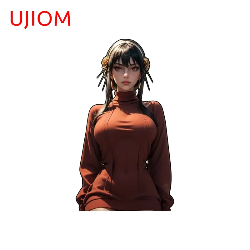 UJIOM Beautiful Waifu Yor Forger Trendy Wall Sticker Premium Creative Hot Selling Bathroom Decal Delicate Wallpapers For Kids