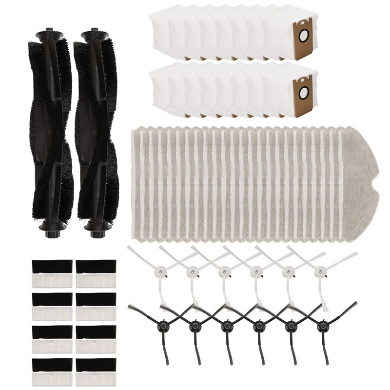 

ABKR-Для Proscenic M7 Pro / Lenovo T1 Pro / T1s Pro / Cleaner T1 / HONITURE Q6 Основная боковая щетка Фильтр Швабра Детали мешка для сбора пыли