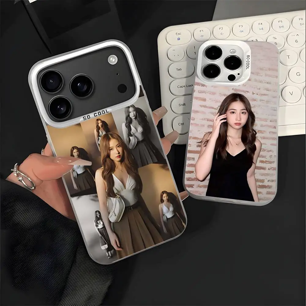 

Actor Yoko A-Apasra For iPhone 17,16,15,14,13,12,11,Mini,Pro,E,SE4,XS,MAX White Shockproof Candy Matte Cover