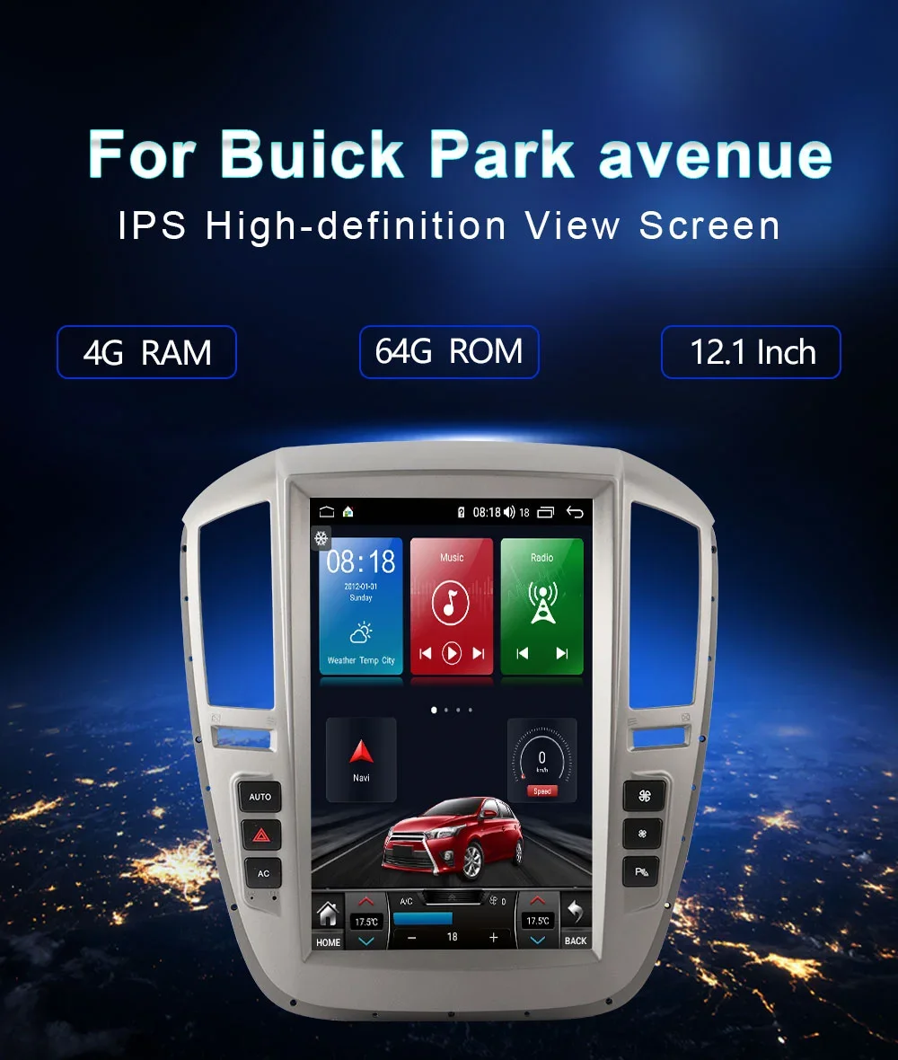 

Android 14 For Buick Boulevard 2007-2011 Touch Screen Car Multimedia Player GPS Navigation Video DVD Radio Stereo DSP Head Unit