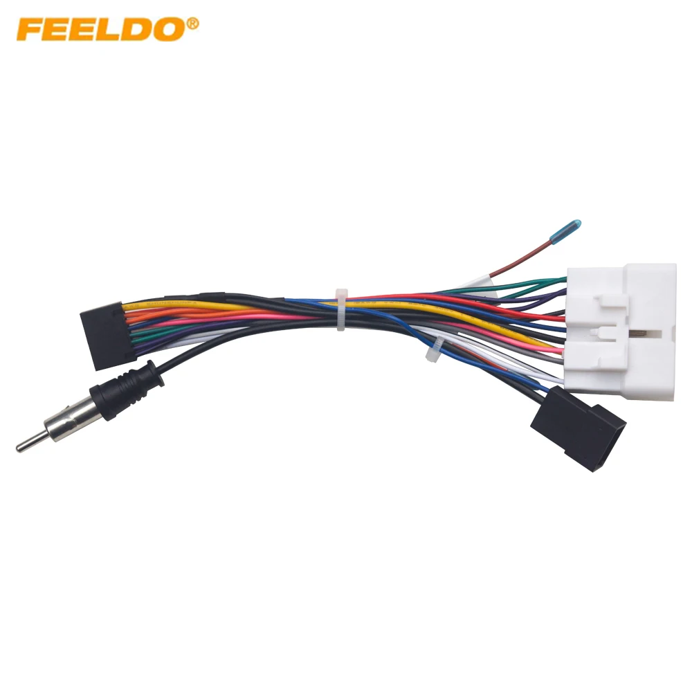 Car 16pin Power Cord Wiring Harness Adapter For Isuzu D-MAX (2020-2025) OEM Radio Wire Installation Head Unit