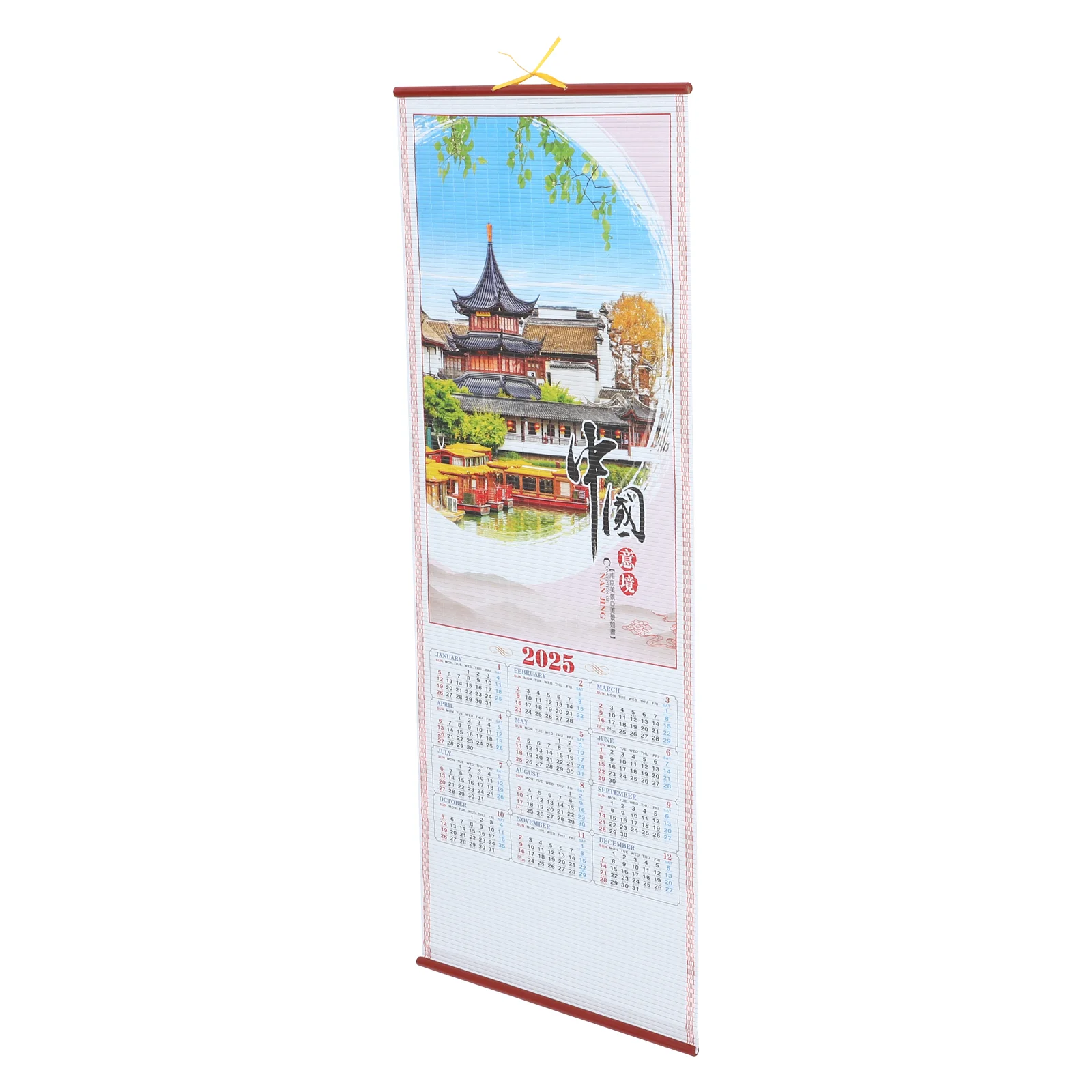 Year of The Snake Hanging Scroll Calendar Digital Delicate Wall Desktop Sturdy Daily Household Paper Monthly Chinese Office