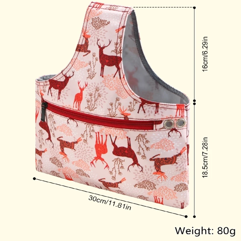 Tas Pergelangan Tangan Rajut Portabel Tas Rajut Praktis Pengatur Rajut