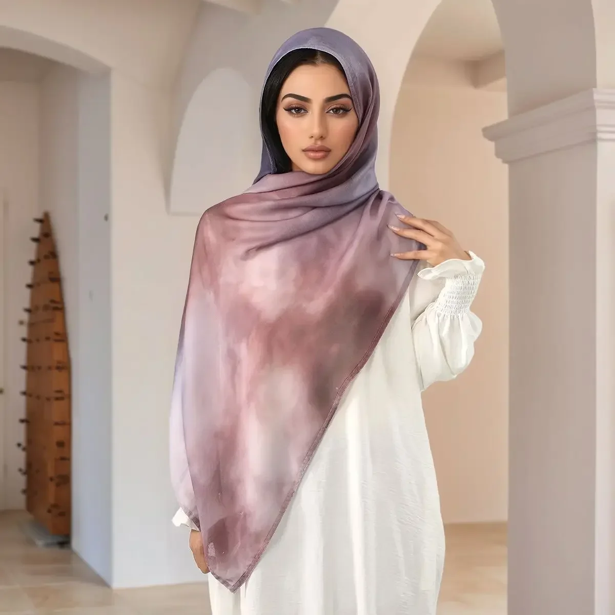 

New Digital Printing Cotton Linen Hijab Scarf For Woman Muslim Hijabs Fashion Long Wraps Shawl Islam Turban Headscarf Ramadan