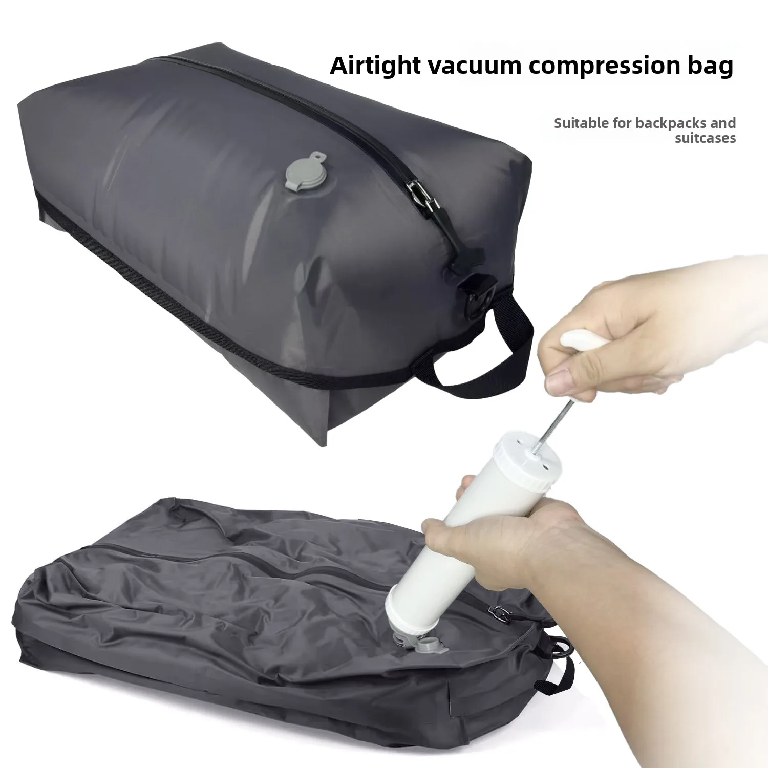 

16L 18L Vacuum Compression Bag with Air Pump Reusable Travel Clothing Storage Bag Compression Luggage Bag