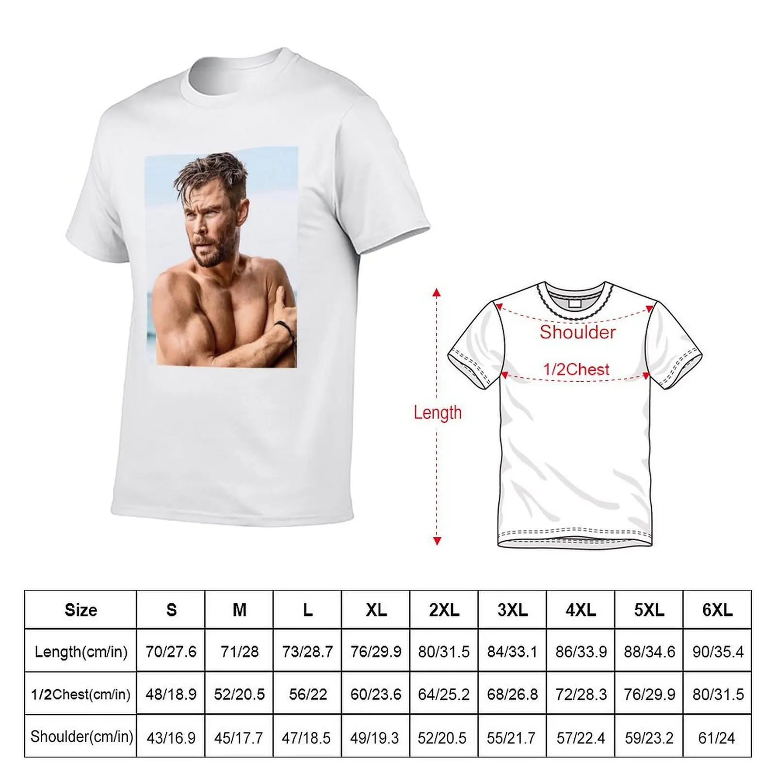 تي شيرت كريس هيمسوورث تي شيرت جرافيك للرجال تي شيرت فاخر #5