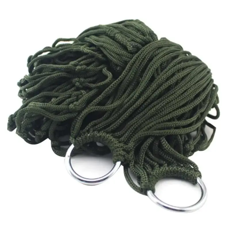 Portable Camping Hammock, Sport Outdoor Hammock Mesh Net For Garden Beach Yard Travel Swing Hanging Bed High Quality