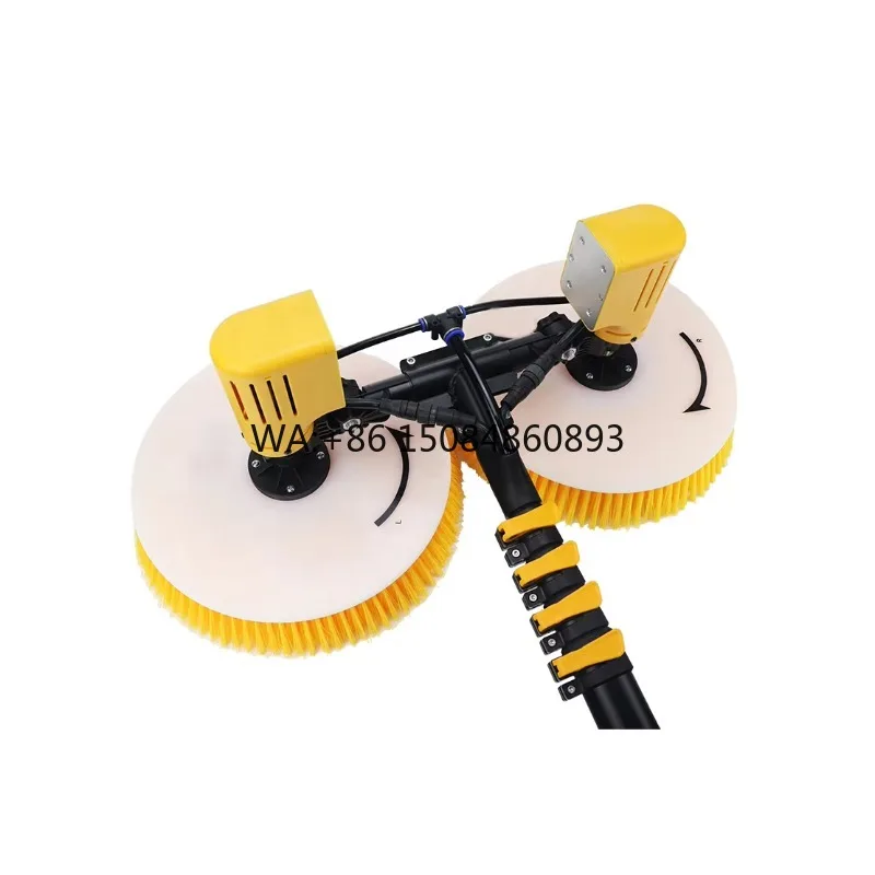 Telescopic Roller PV Cleaner, High Power Motor, Professional Mechanical Tool for Large Photovoltaic Station Cleansing