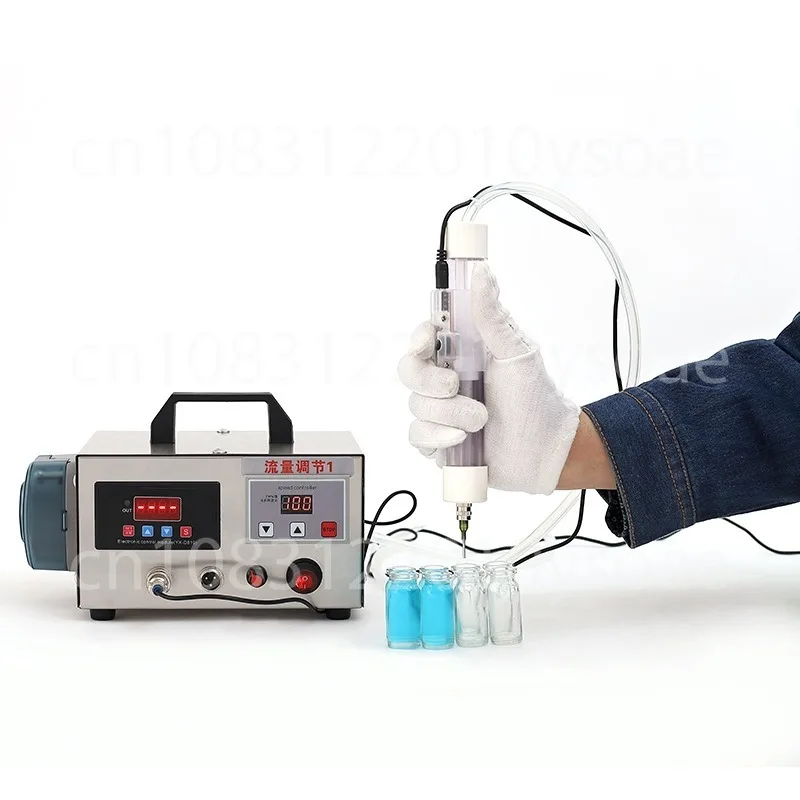 Automatic Peristaltic Pump Dispenser For Small Bottles, Accurate & Anti-Drip - AC 220V Handheld Electric Liquid Filling Machine