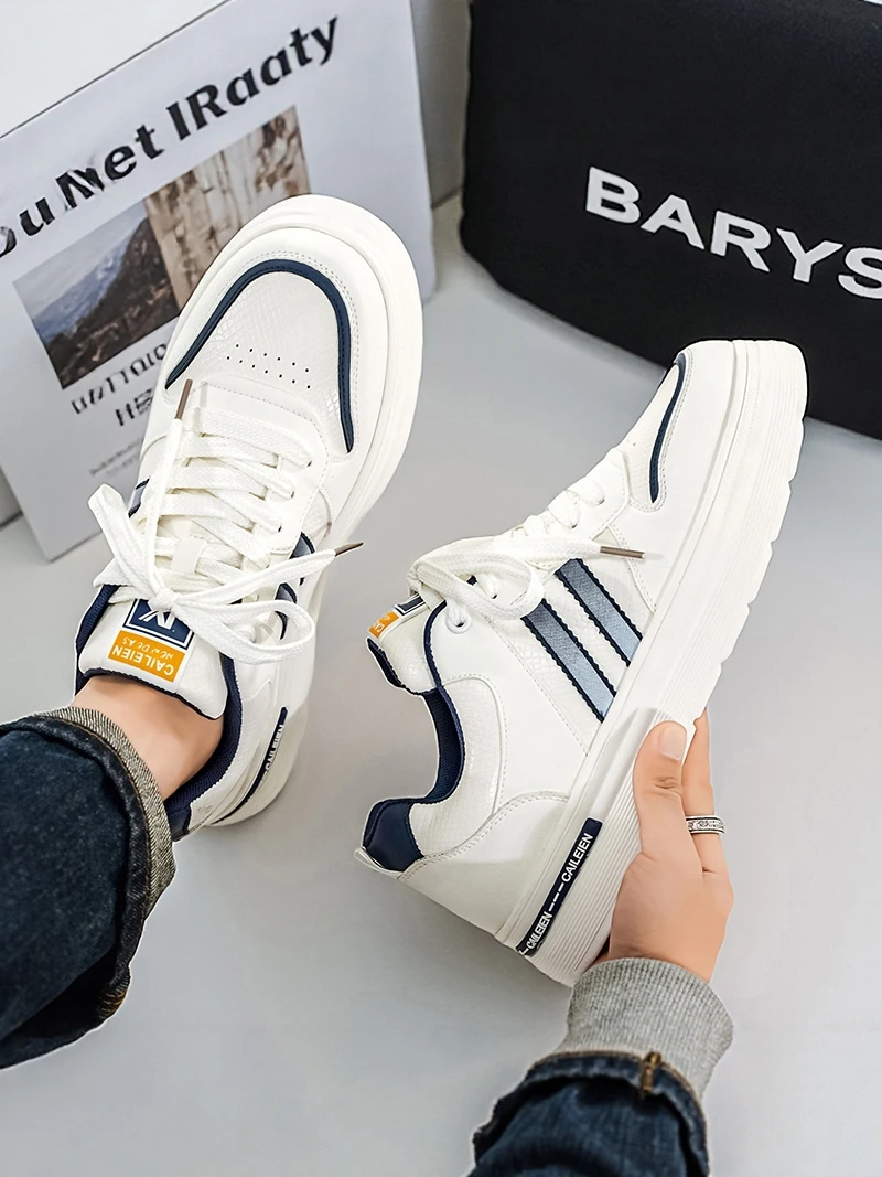 

Men's Casual Sport Shoes 2026 New Style Summer Anti-Slip Outdoor Wear Resistant Work Shoes Fashionable White Sneakers