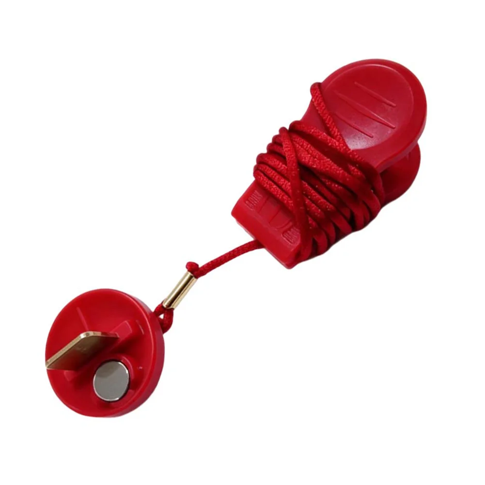 Treadmill Safety Key Stop Switch 2Pack Red Round Insert With Pull Cord Clip For Running Machine Fitness Equipment Accessories