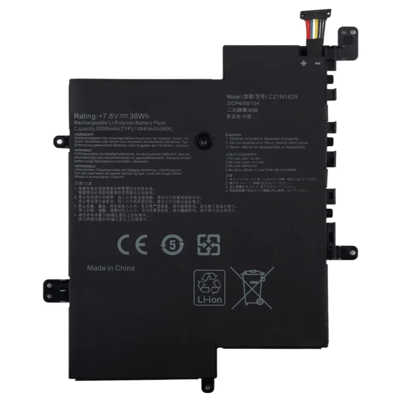 7.6V 38Wh جديد بطارية الكمبيوتر المحمول C21N1629 ل ASUS C223NA E203MAH E203MA E203N E203NA L203NA R207NA R203MA 0B200-02500000 4 خلايا #3