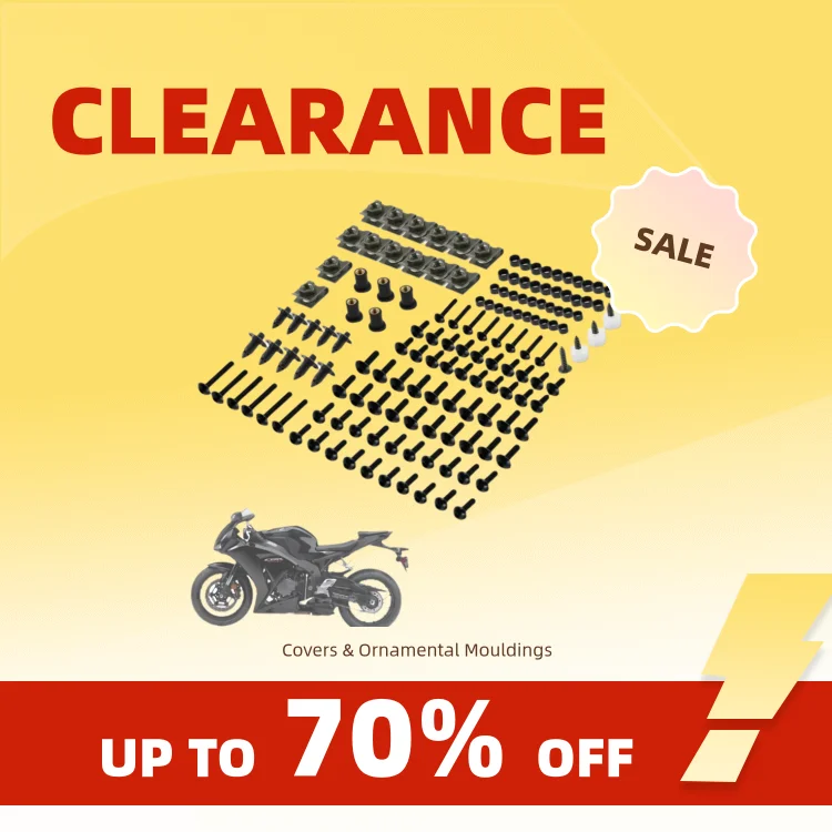 Clearance_190PCS CNC Motorcycle Full Fairing Bolts Kit Screws Nuts For HONDA XLV 600 650 700 TRANSALP NX 650 FMX 650 XRV650 TRX 