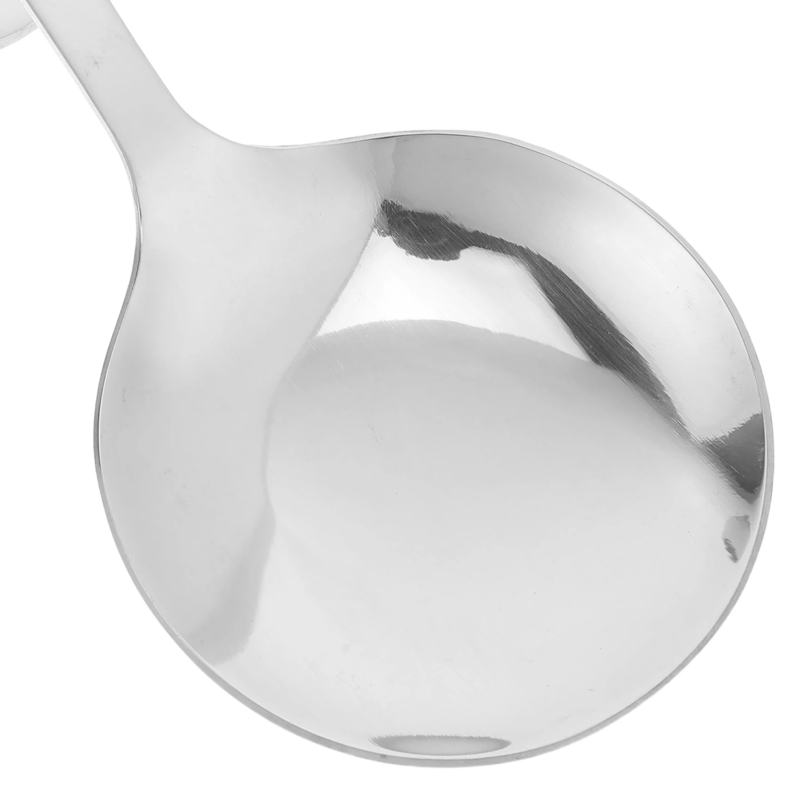 4 قطعة الفولاذ المقاوم للصدأ مقبض منحني ملاعق الغذاء الغربي سلطة المجارف إمدادات الحفلات الحلوى صلصة مغرفة أدوات المائدة المطبخ المنزل