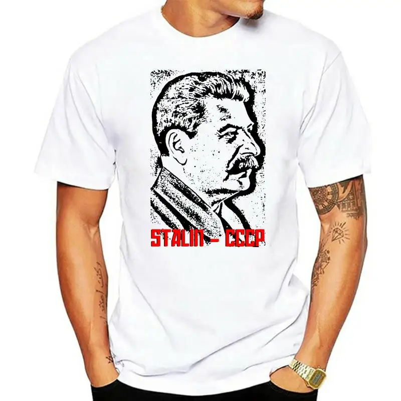 Joseph Stalin - New Black Ringer Cotton Tshirt