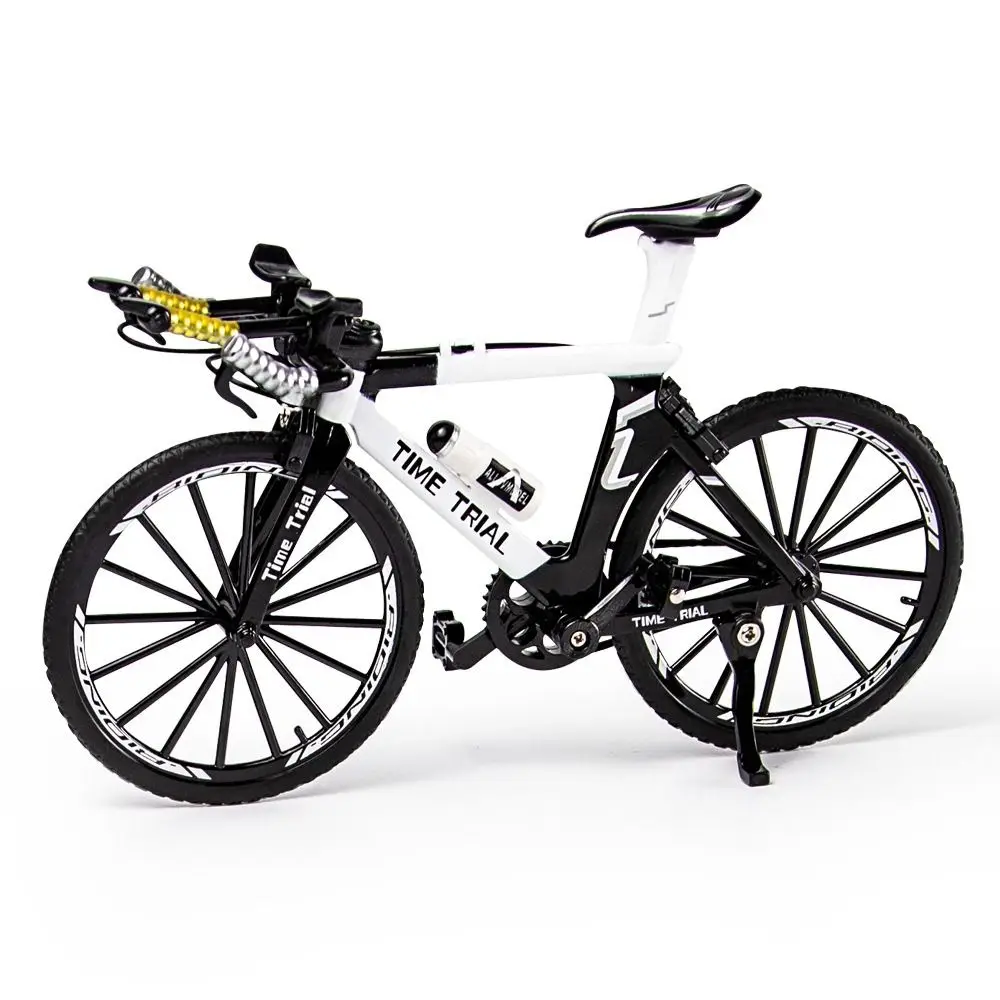 

Adult Diecast Mountain Bike Model Racing Ornament Mini Bicycle Metal 1:8 Simulation Bicycle Collection