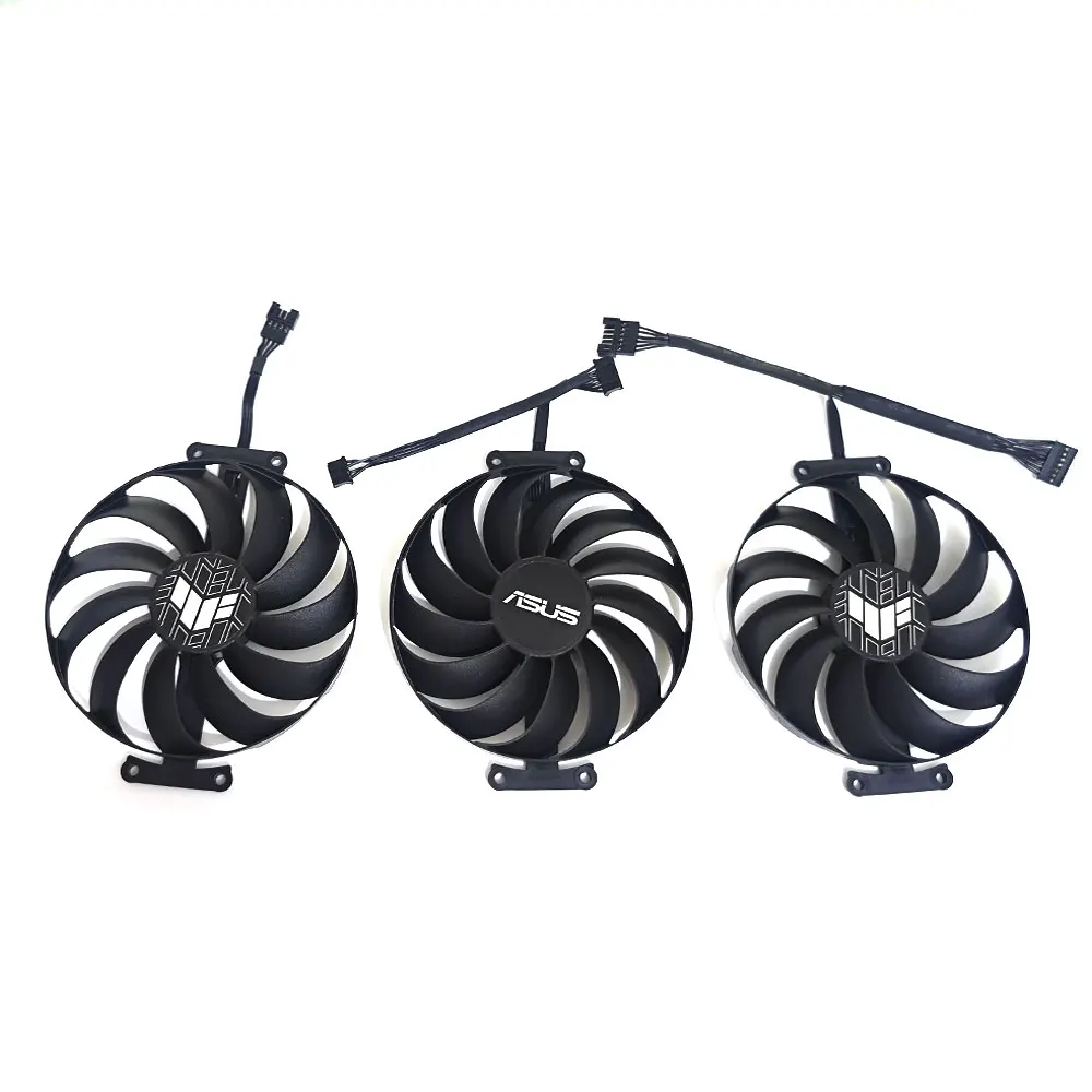 3FAN T 129215 BU CF1010U12D FDC10U12D9-C Вентилятор охлаждения видеокарты, для ASUS TUF RX 6700XT、RX 6800、6800XT、RX 6900XT、6950XT OC Edition