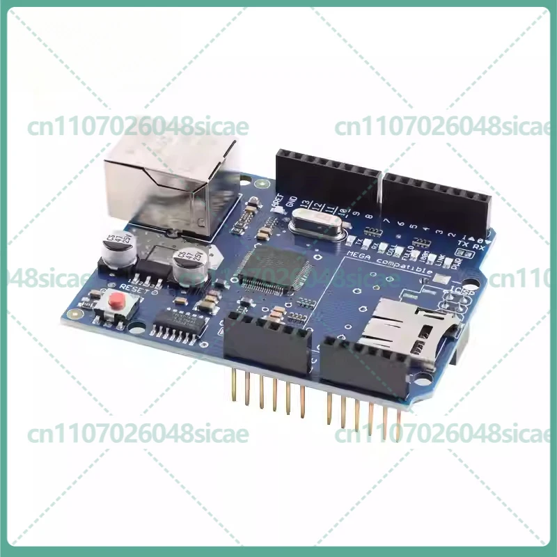 2-8pcs Ethernet W5100 network expansion board module for SD card expansion, compatible with UNO R3 development board