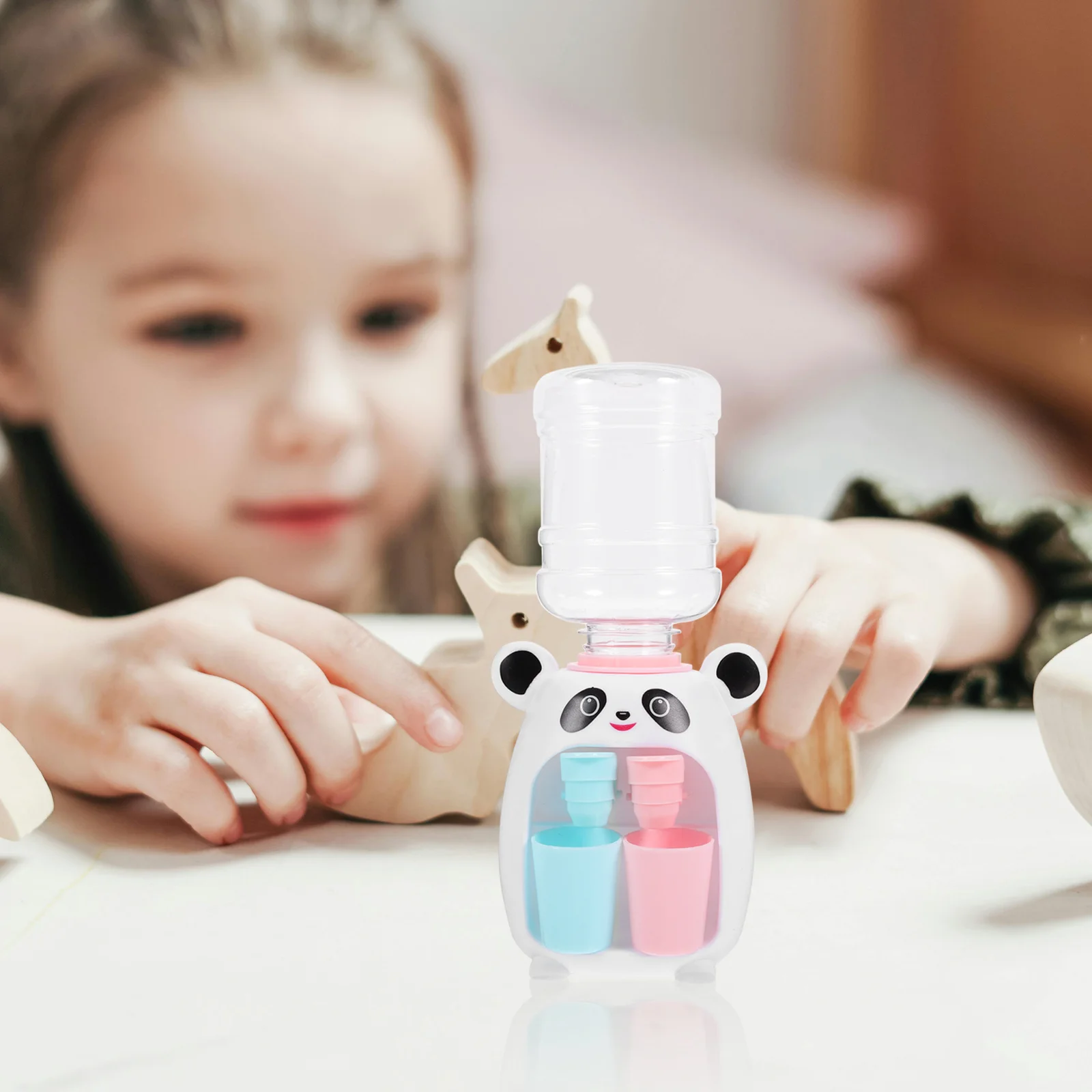 Mini Water Dispenser Kids Toys Desktop Home Appliances Plastic Miniature for Child