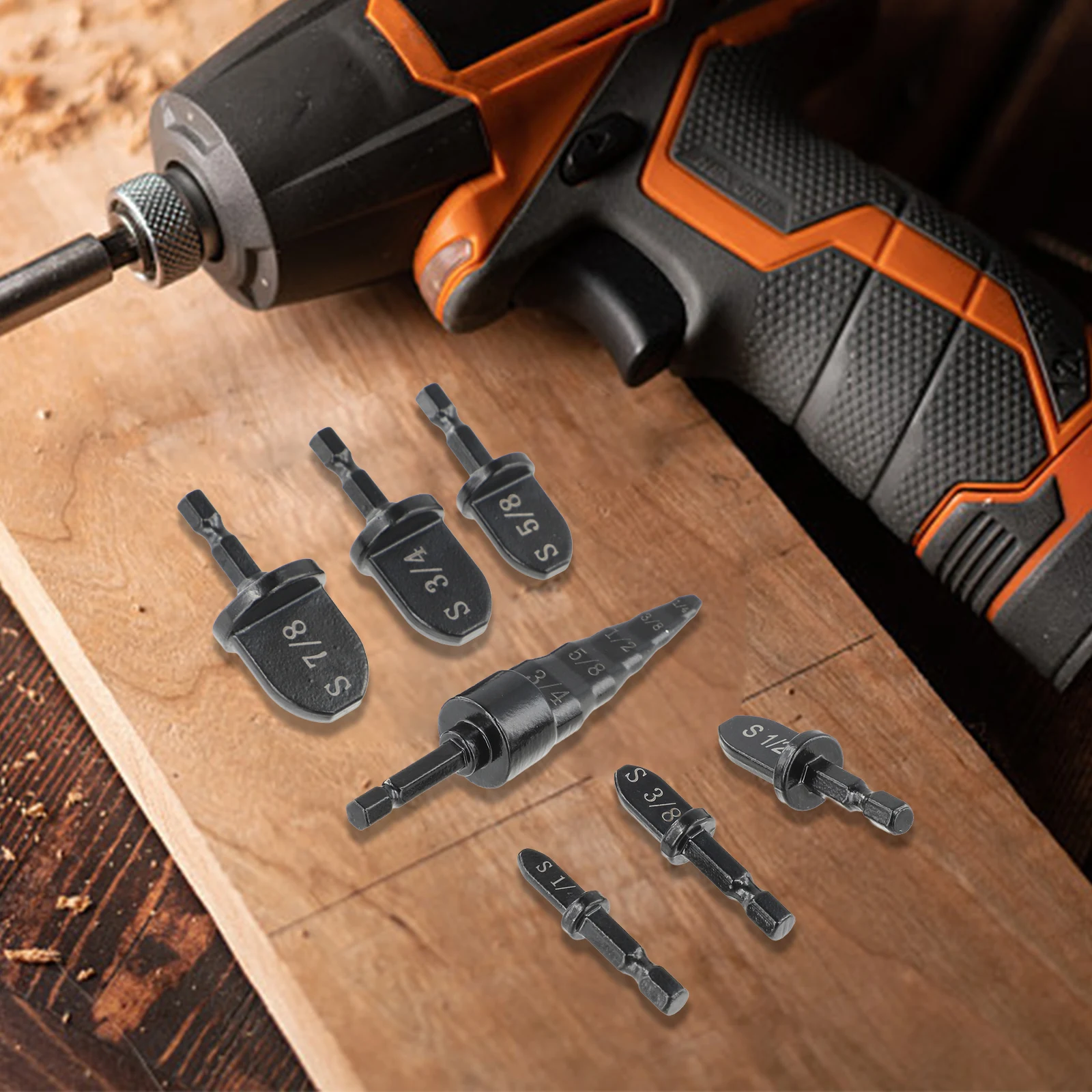 DIY Plumbing Kit 7pcs Tool Set Home Repair Tasks Multiple for Sizes Available Robust Steel Construction for versatile Size Range