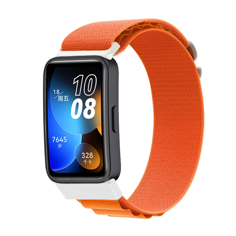 Alpine Loop for Huawei Band 9 8 Strap Accessories Adjustable Wristband Elastic Nylon Bracelet Correa for Huawei Band9 band8 band