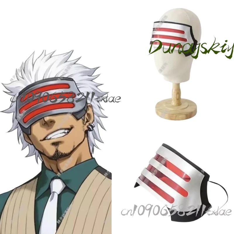 أنيمي لعبة الآس المحامي Gyakuten سايبان جودوت تأثيري لجنة تأثيري حلي جودوت قناع الرجال هالوين مخصصة