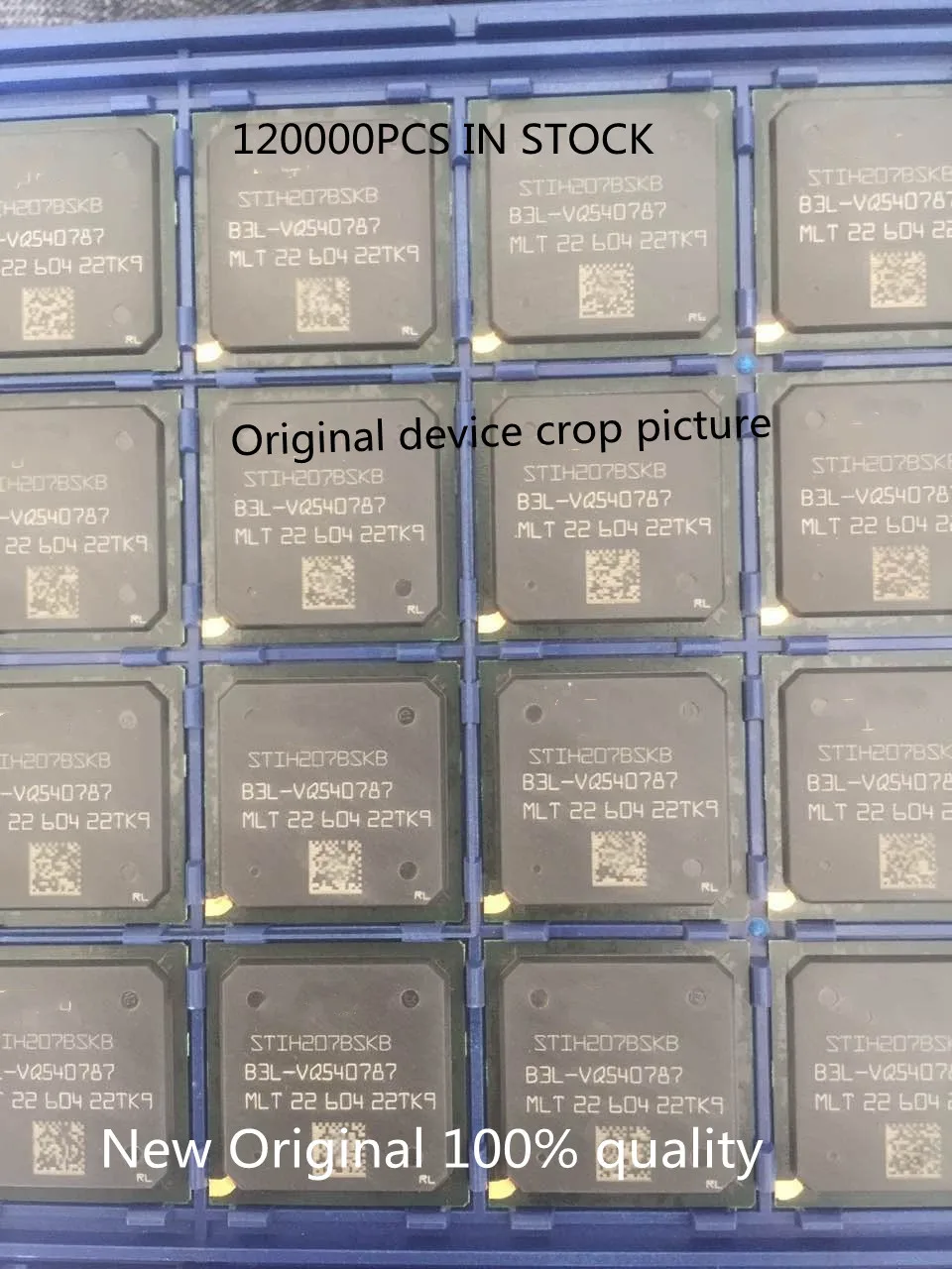1PCS New Original 100% Quality STIH207 STIH207BSKB chip Supports high-definition video formats such as H.264, MPEG-2, VC-1