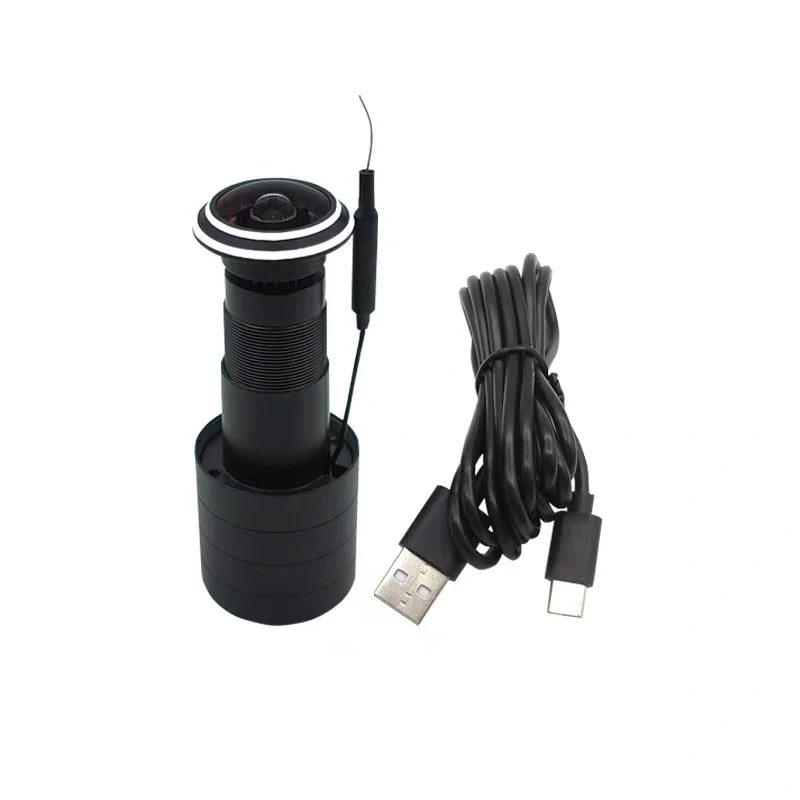 Kamera IP ICSEE do drzwi, wizjer bezpieczeństwa 3MP HD, obiektyw 1.78mm szerokokątny typu rybie oko, sieciowa mini kamera do drzwi, WiFi, P2P, obsługa kart TF — zdjęcie 4