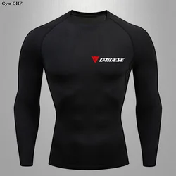 Basketball Shirt Gym Workout Fitness Compression Shirt Long Sleeve Undershirt Basic Layer Sports Breathable Men's T-shirt Top