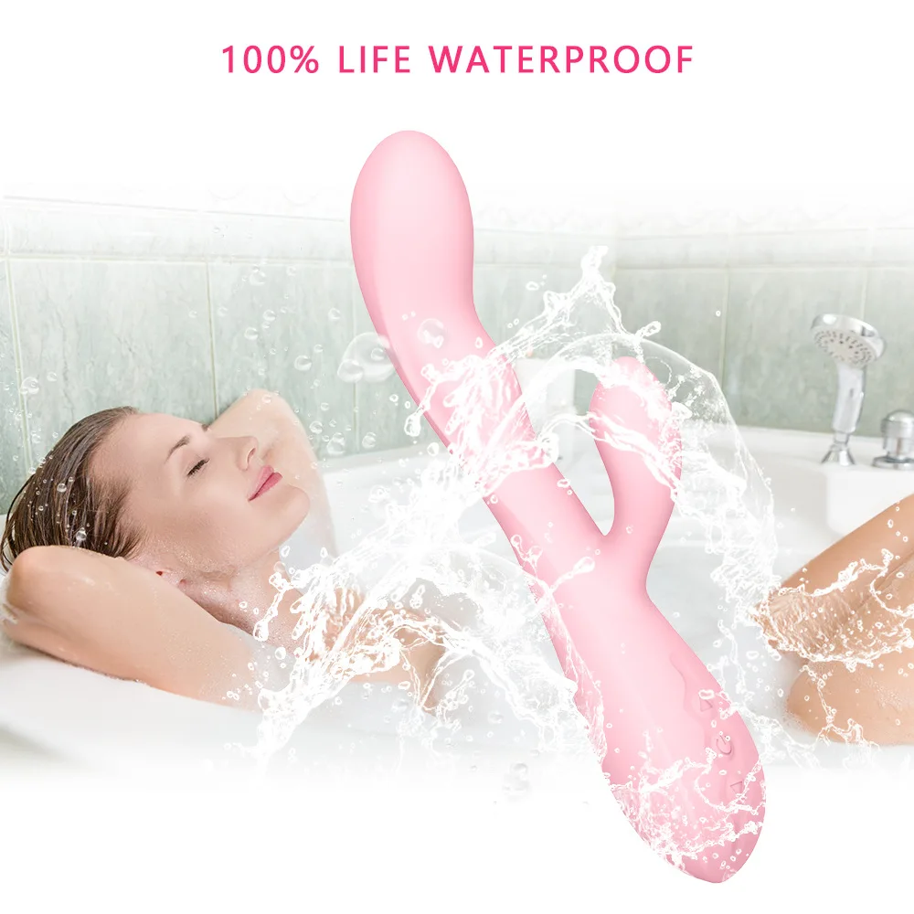 Vrouwen clit stimulator zachte siliconen g spot vrouwelijke vagina masturbator water proof seksspeeltjes voor volwassen 10 snelheden dildo vibrator