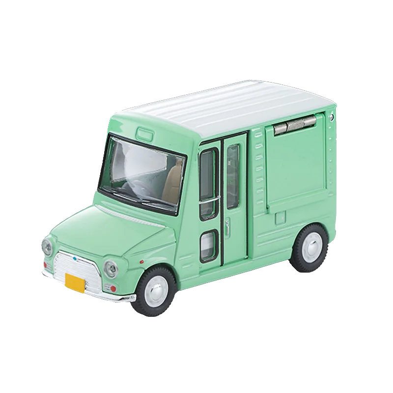 TLV CarSnap 24a Donut Shop Daihatsu Van Scene Set models, alloy die cast static car tide play models, children's holiday gifts.