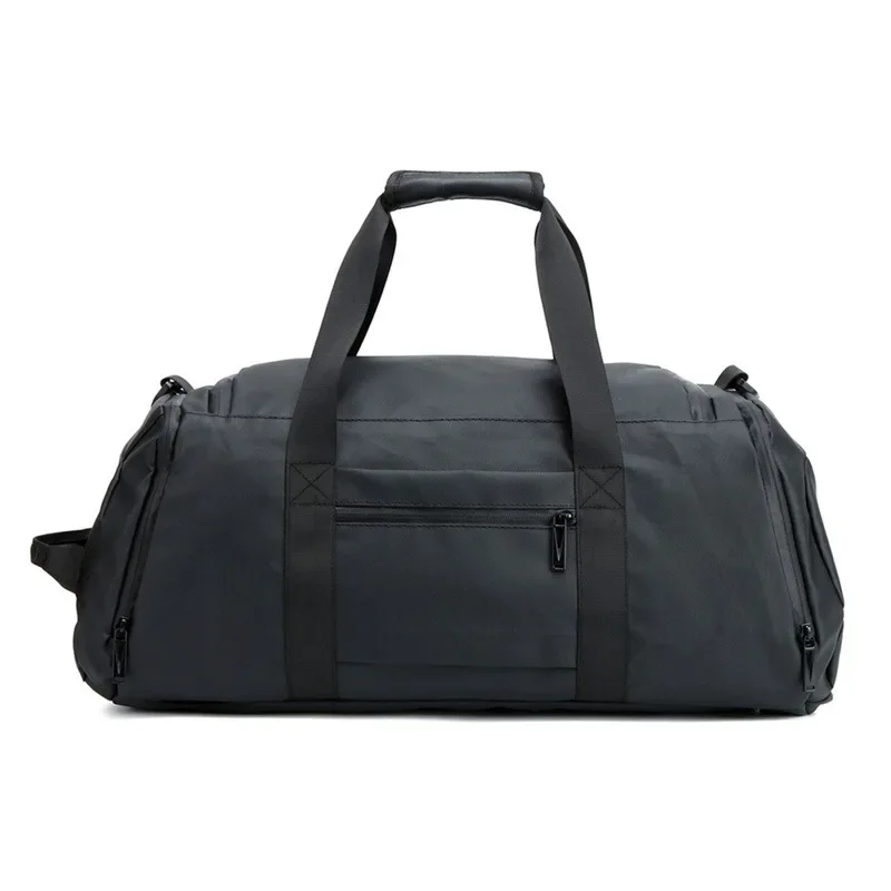 

Casual Black Oxford Shoulder and Hand Travel Bags 2024 Large Capacity Water Repellent Zipper Multiple Pockets Backpacks for Men