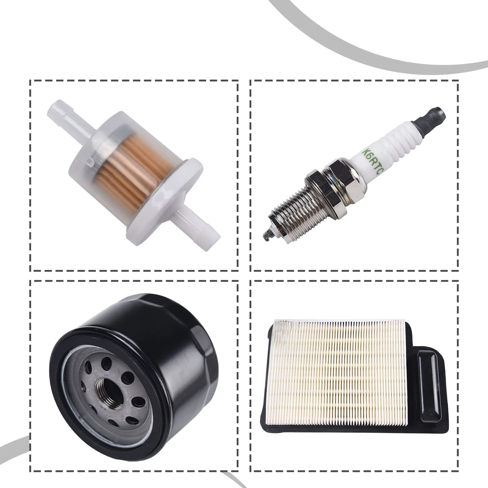 COMPREHENSIVE SERVICE KIT for Courage MOTORS SV470S to SV610 SINGLE CYLINDER 20 083 02 S1 with multiple filter options