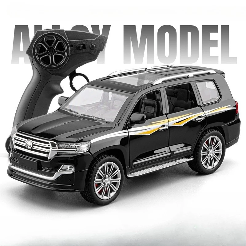

Моделирование масштаба 1:24 Land Cruiser сплав RC модель автомобиля коллекция орнамент игрушечный автомобиль дети Boyfiend подарок миниатюрный Voiture