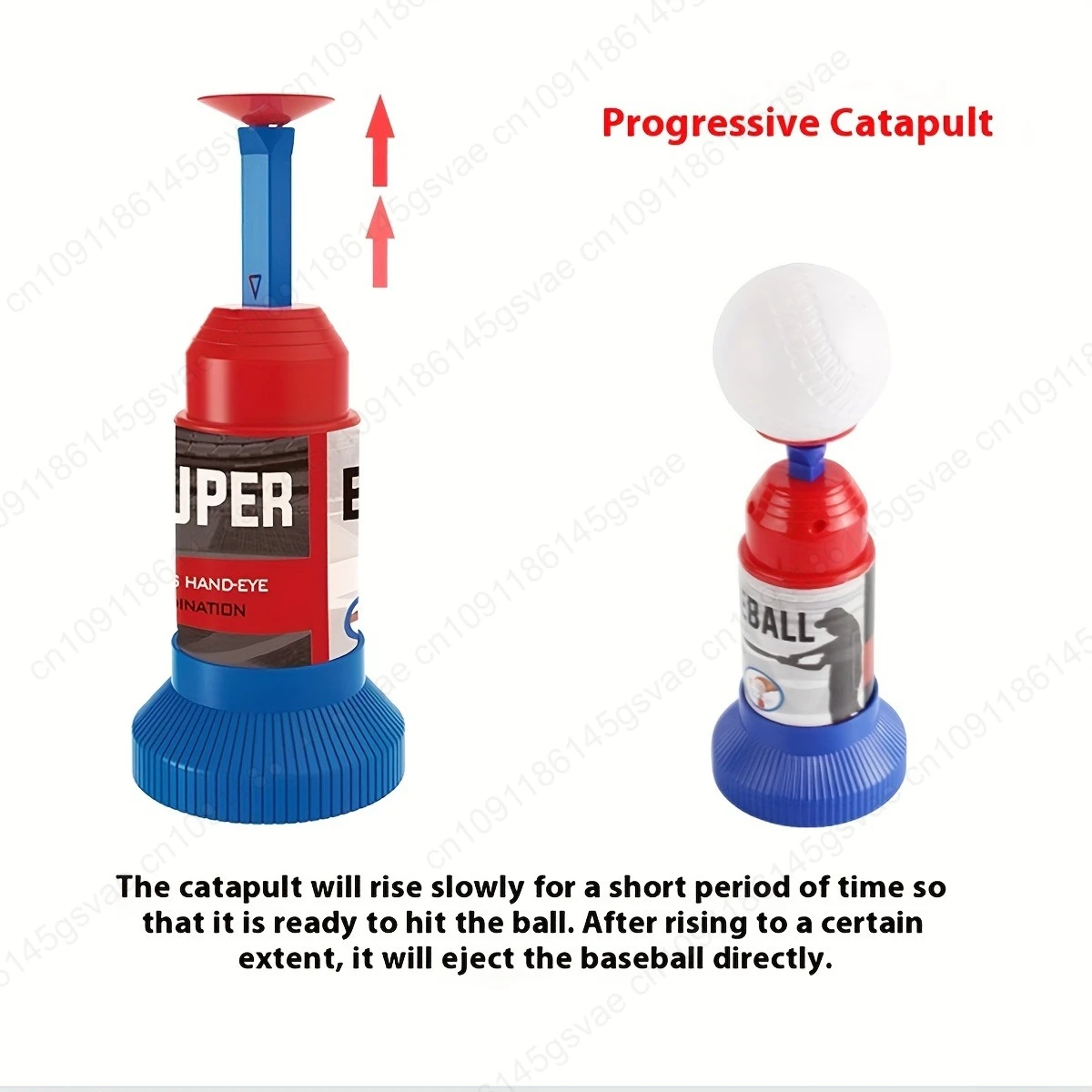 Palla da baseball per bambini Giocattoli Giochi Macchina da baseball con lancio automatico regolabile Set di giocattoli Sport all'aria aperta per bambini Regalo di compleanno per ragazzo