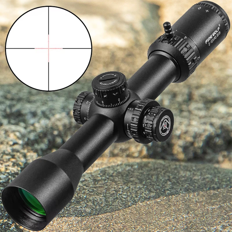 Fire Wolf 2-12x40 SFIR mira telescópica para rifle de aire y airsoft - imagen 3